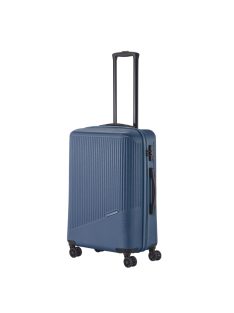 Travelite Bali kék 4 kerekű közepes bőrönd