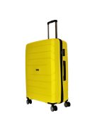 TravelZ Big Bars sárga 4 kerekű nagy bőrönd