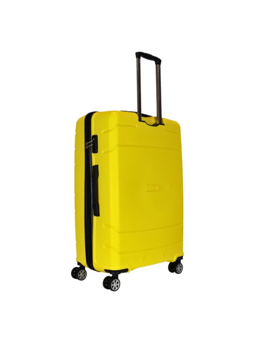 TravelZ Big Bars sárga 4 kerekű nagy bőrönd