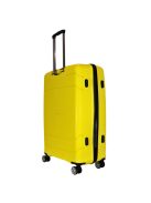 TravelZ Big Bars sárga 4 kerekű nagy bőrönd