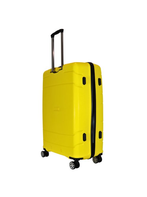 TravelZ Big Bars sárga 4 kerekű nagy bőrönd