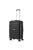 TravelZ Big Bars fekete 4 kerekű közepes bőrönd