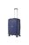 TravelZ Big Bars kék 4 kerekű közepes bőrönd