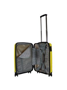 TravelZ Big Bars sárga 4 kerekű kabinbőrönd