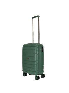 TravelZ Big Bars zöld 4 kerekű kabinbőrönd
