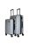 Hachi Boston Pro ezüst 4 kerekű közepes bőrönd és nagy bőrönd