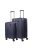 Hachi Boston Pro kék 4 kerekű közepes bőrönd és nagy bőrönd
