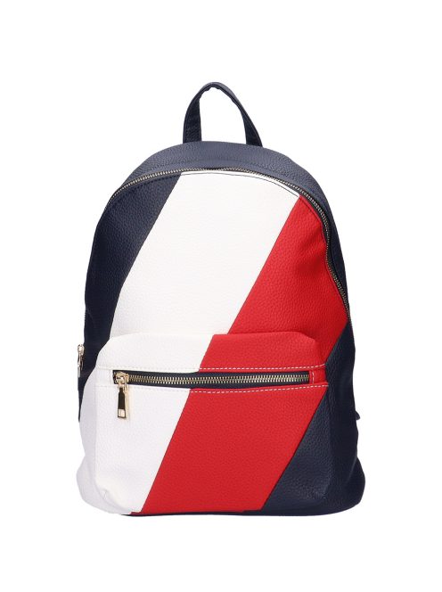 atáska BOUTIQUE C1049 kék-fehér-piros női hátizsák