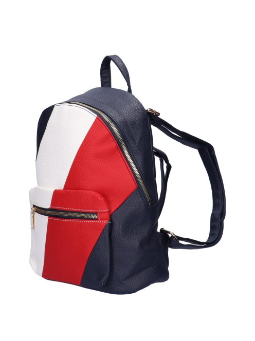 atáska BOUTIQUE C1049 kék-fehér-piros női hátizsák