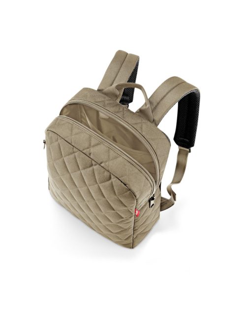 Reisenthel classic backpack M zöld steppelt női hátizsák
