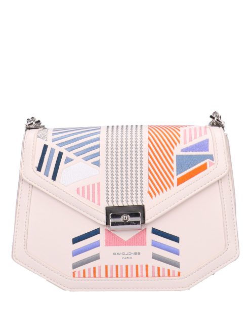 David Jones CM6974F fehér női oldaltáska