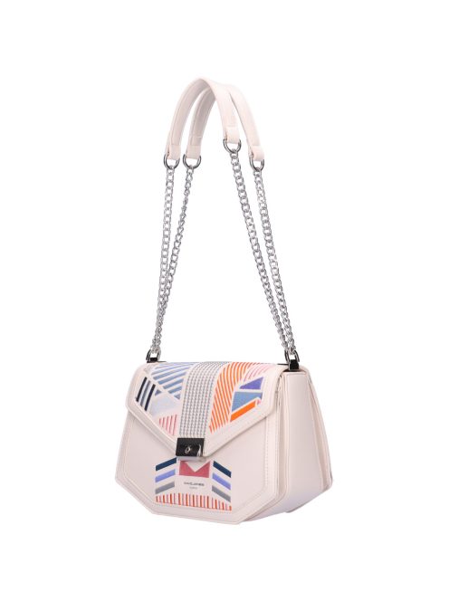 David Jones CM6974F fehér női oldaltáska