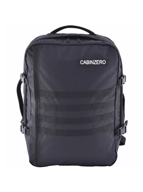 Cabinzero Military 44L fekete kabin méretű utazótáska/hátizsák