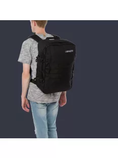   Cabinzero Military 44L fekete kabin méretű utazótáska/hátizsák