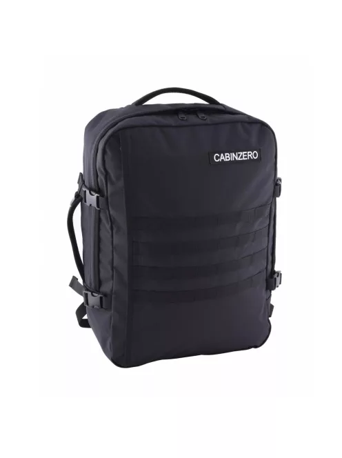 Cabinzero Military 44L fekete kabin méretű utazótáska/hátizsák
