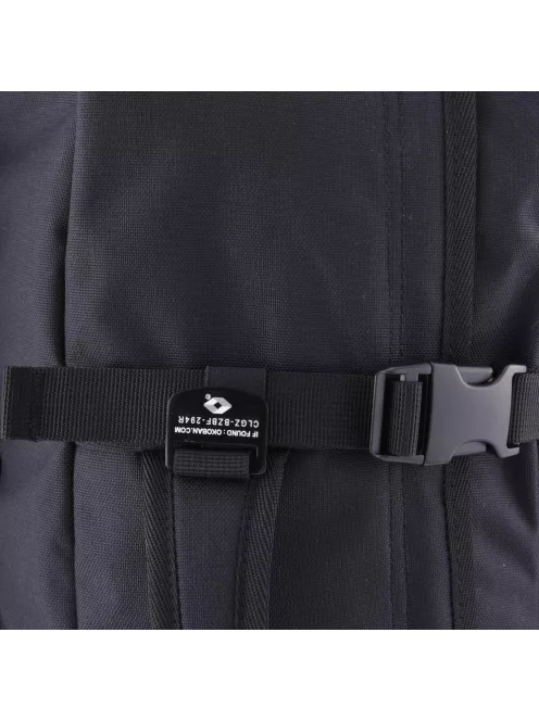 Cabinzero Military 44L fekete kabin méretű utazótáska/hátizsák