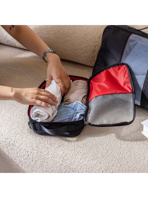 Cabinzero Lux Packing Cube M fekete utazási csomagoló táska