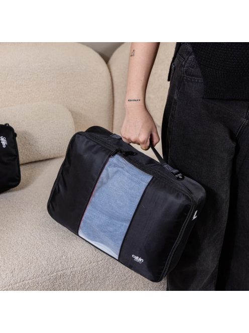 Cabinzero Lux Packing Cube L fekete utazási csomagoló táska