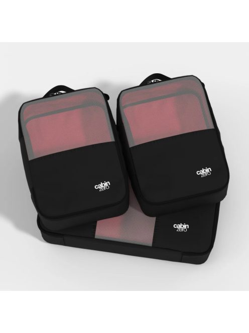 Cabinzero Lux Packing Cube L fekete utazási csomagoló táska