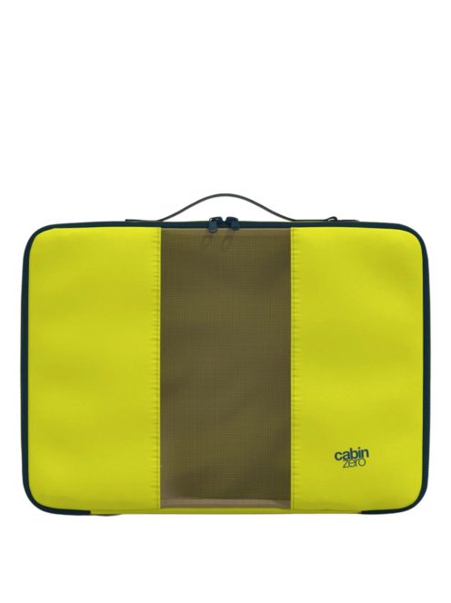 Cabinzero Lux Packing Cube L neonzöld utazási csomagoló táska