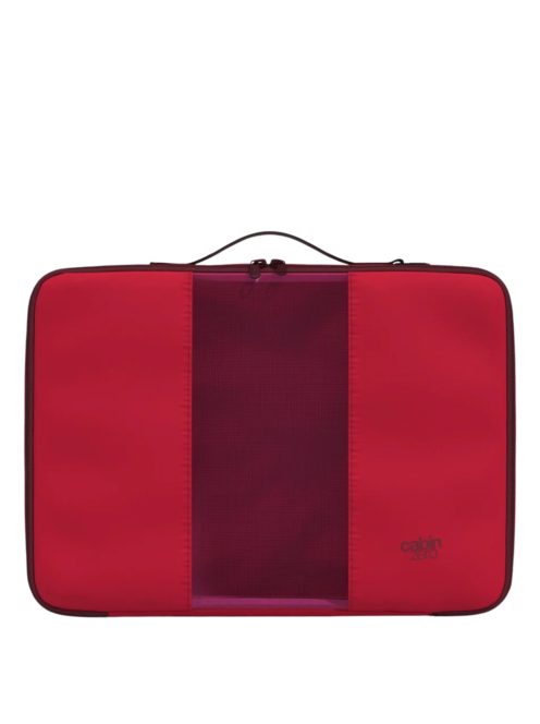 Cabinzero Lux Packing Cube L piros utazási csomagoló táska
