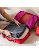 Cabinzero Lux Packing Cube L piros utazási csomagoló táska