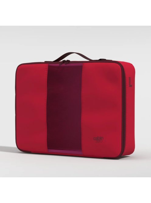 Cabinzero Lux Packing Cube L piros utazási csomagoló táska