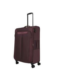 Travelite Croatia lila 4 kerekű bővíthető nagy bőrönd