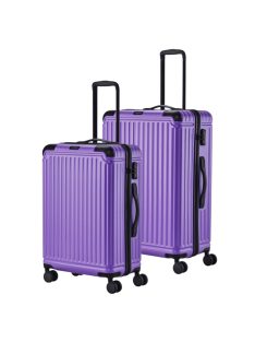   Travelite Cruise lila 4 kerekű közepes bőrönd és nagy bőrönd