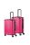 Travelite Cruise rózsaszín 4 kerekű közepes bőrönd és nagy bőrönd