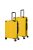 Travelite Cruise sárga 4 kerekű közepes bőrönd és nagy bőrönd