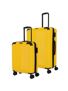   Travelite Cruise sárga 4 kerekű kabinbőrönd és nagy bőrönd