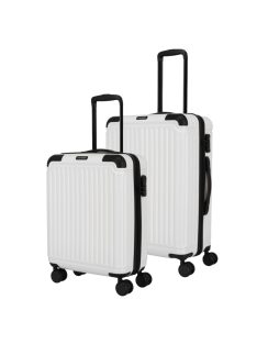   Travelite Cruise fehér 4 kerekű kabinbőrönd és közepes bőrönd