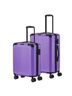   Travelite Cruise lila 4 kerekű kabinbőrönd és közepes bőrönd