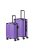 Travelite Cruise lila 4 kerekű kabinbőrönd és közepes bőrönd