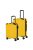 Travelite Cruise sárga 4 kerekű kabinbőrönd és közepes bőrönd