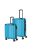 Travelite Cruise türkiz 4 kerekű kabinbőrönd és közepes bőrönd