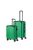 Travelite Cruise zöld 4 kerekű kabinbőrönd és közepes bőrönd