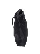 Karen Rita fekete rostbőr női kicsi oldaltáska