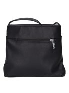 Karen Rita fekete rostbőr női kicsi oldaltáska