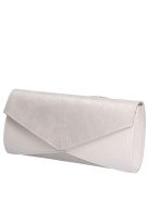 Karen Kryspina fehér-ezüst rostbőr női válltáska