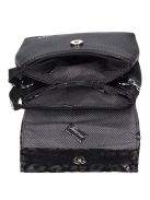 Karen Maja fekete-drapp rostbőr kicsi női oldaltáska