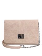 Karen Zuza bézs virágos rostbőr női oldaltáska