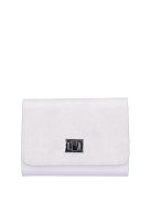 Karen Zuza fehér-ezüst rostbőr női oldaltáska