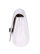 Karen Zuza fehér-ezüst rostbőr női oldaltáska