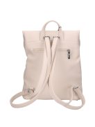 Karen Mati bézs virágos rostbőr női hátizsák