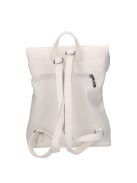 Karen Mati fehér virágos rostbőr női hátizsák