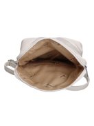 Karen Mati fehér virágos rostbőr női hátizsák