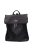 Karen Mati fekete virágos rostbőr női hátizsák