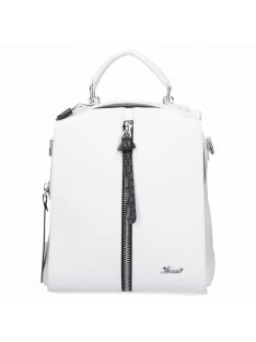 Karen Fedele rostbőr női hátizsák/válltáska fehér